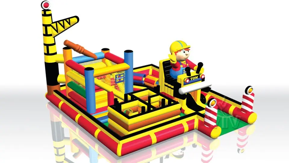 Playground Little Builder - Collection Tom the Builder commercial inflatable playground