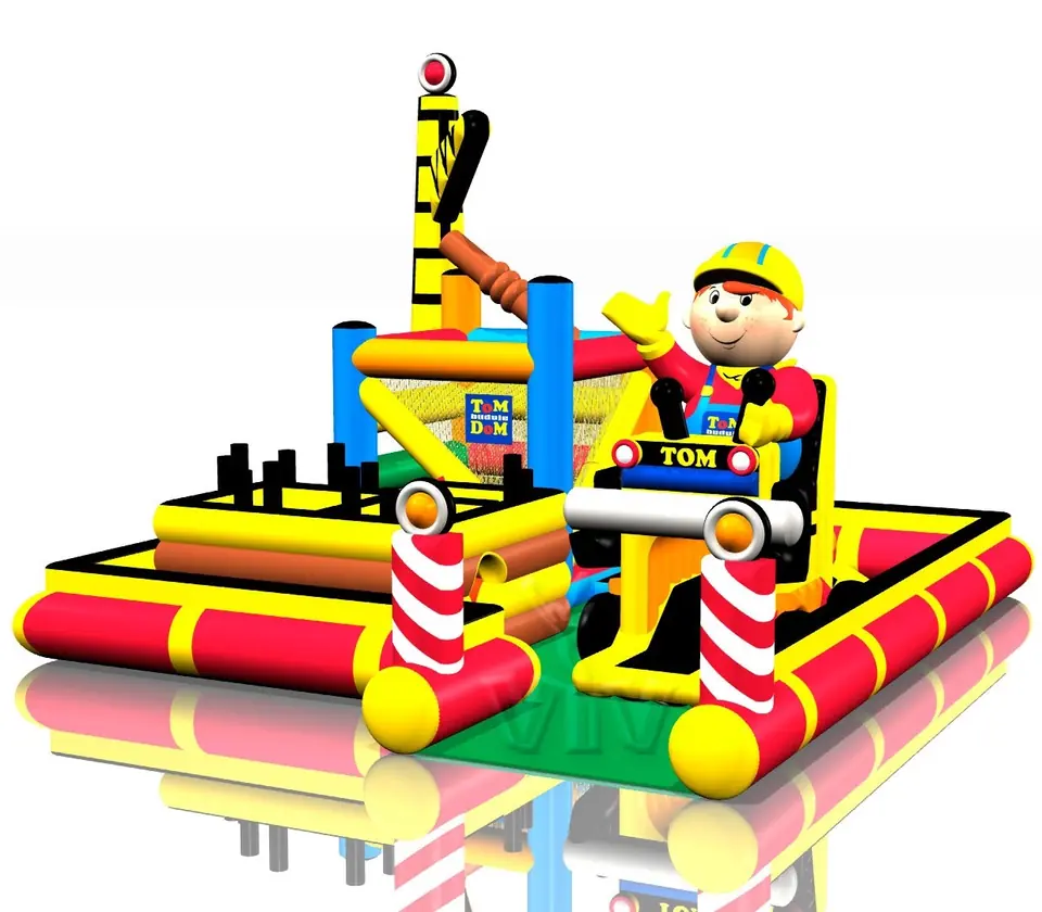 Playground Little Builder - Collection Tom the Builder commercial inflatable playground