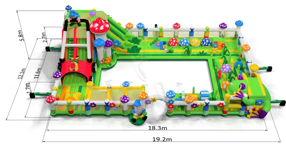 Playground Micro Gnomes commercial inflatable playground
