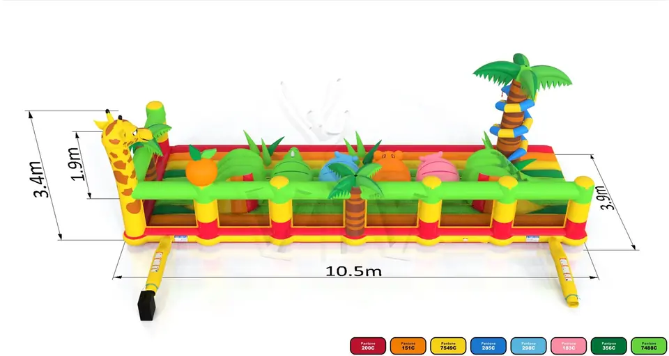 Playground Micro Jungle de Luxe commercial inflatable playground