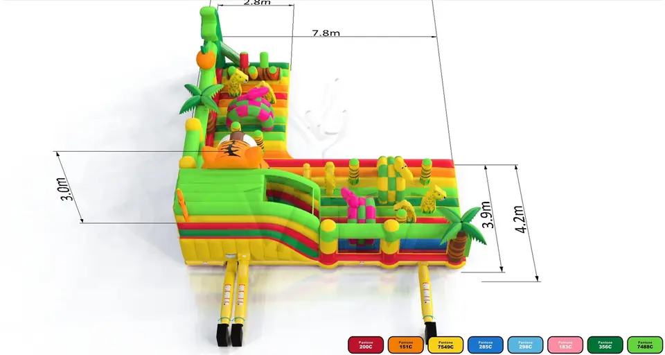 Playground Micro Jungle de Luxe commercial inflatable playground