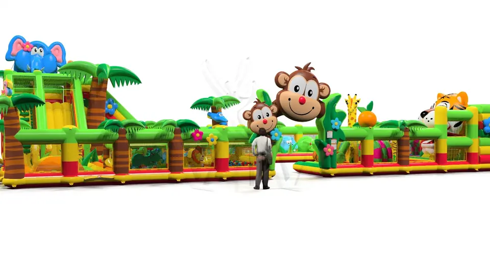 Playground Micro Jungle de Luxe commercial inflatable playground