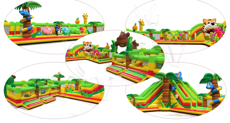 Playground Micro Jungle de Luxe commercial inflatable playground