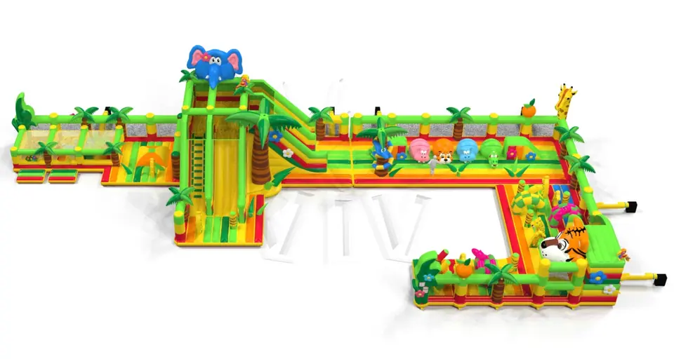 Playground Micro Jungle de Luxe commercial inflatable playground