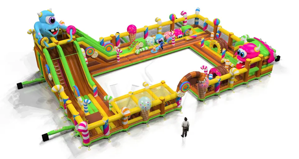 Playground Micro Monsters commercial inflatable playground