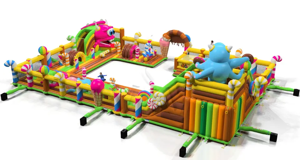 Playground Micro Monsters commercial inflatable playground