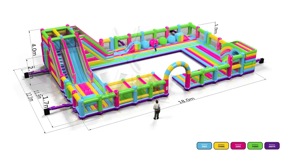 Playground Micro Startup commercial inflatable playground