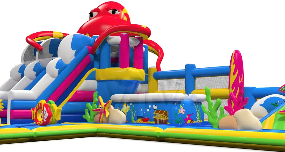 Playground Mini Underwater World commercial inflatable playground