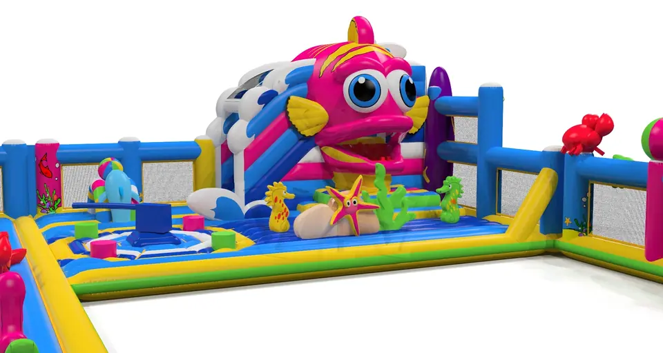 Playground Mini Underwater World commercial inflatable playground