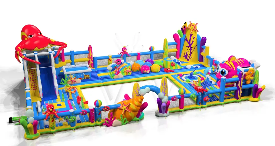Playground Mini Underwater World commercial inflatable playground