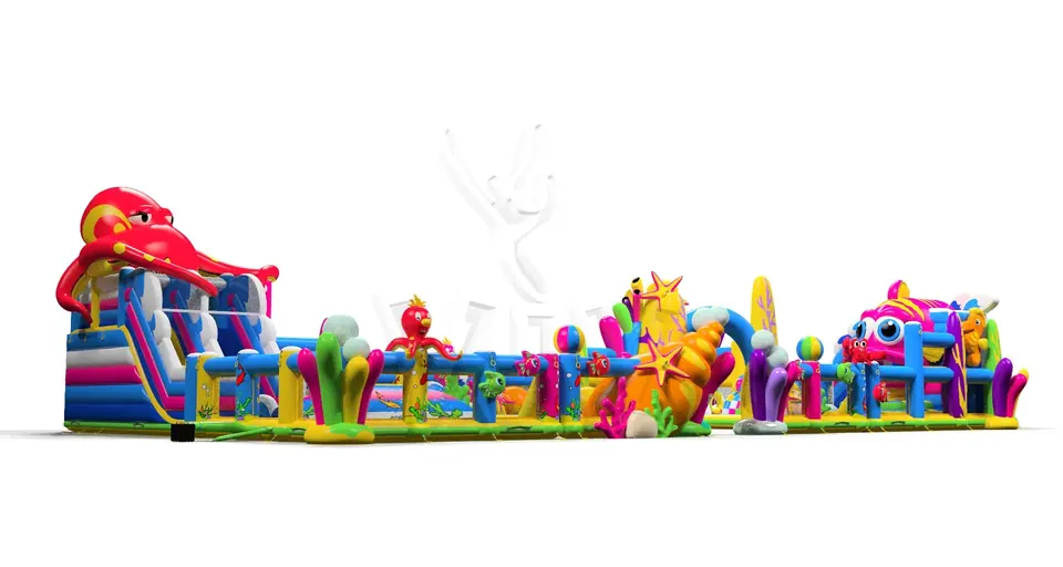Playground Mini Underwater World commercial inflatable playground