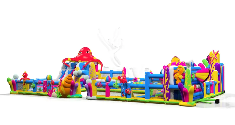 Playground Mini Underwater World commercial inflatable playground