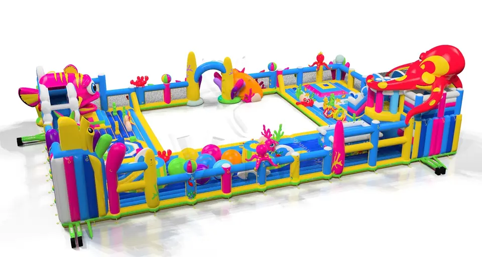 Playground Mini Underwater World commercial inflatable playground
