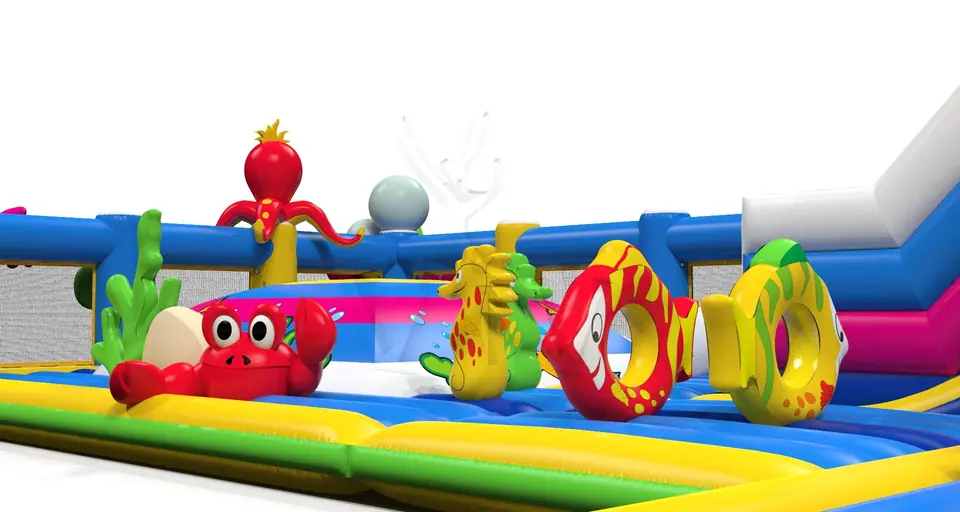 Playground Mini Underwater World commercial inflatable playground