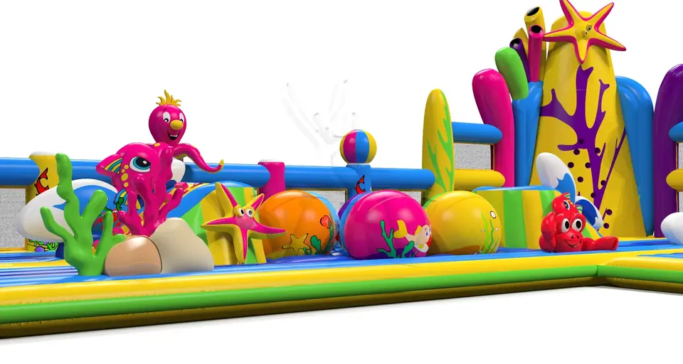Playground Mini Underwater World commercial inflatable playground