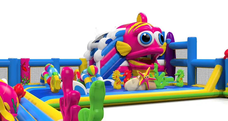 Playground Mini Underwater World commercial inflatable playground