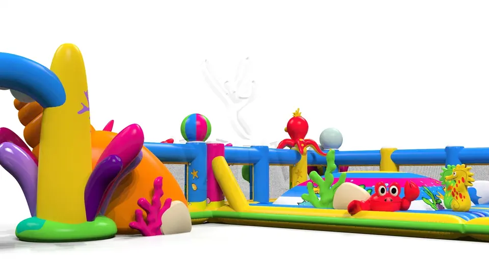 Playground Mini Underwater World commercial inflatable playground