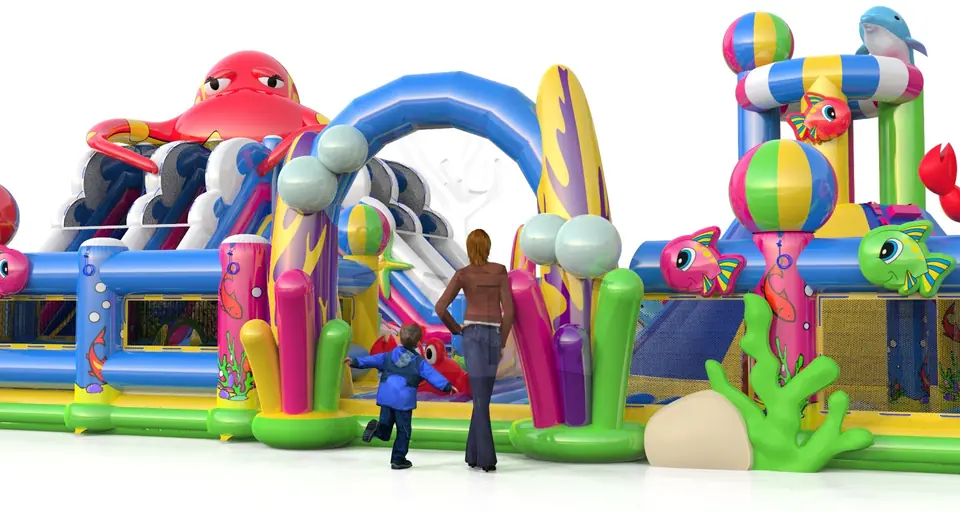 Playground Ocean commercial inflatable playground