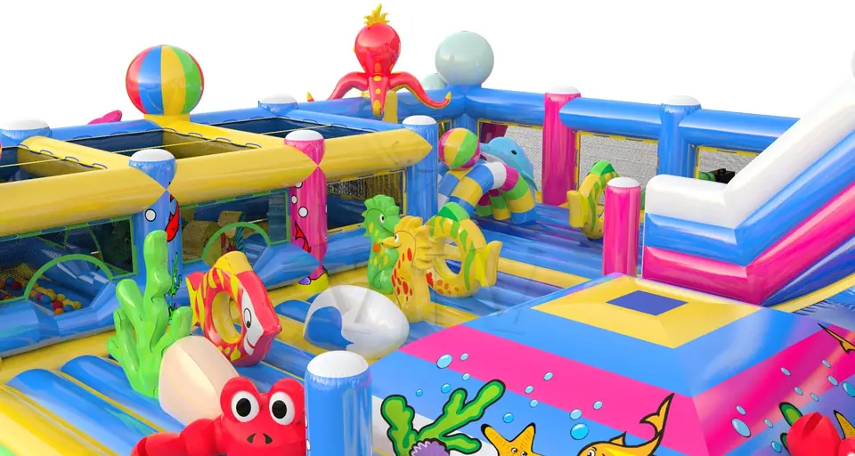 Playground Ocean commercial inflatable playground