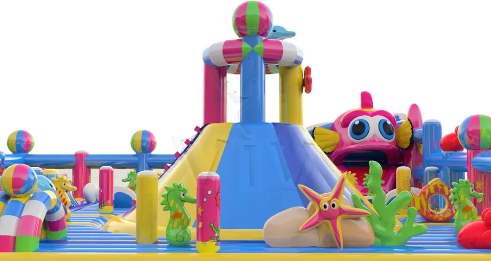 Playground Ocean commercial inflatable playground