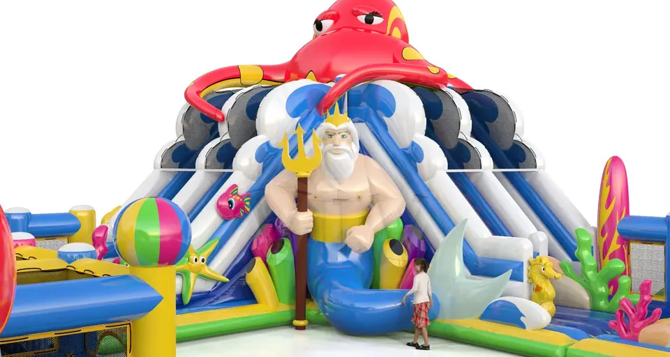 Playground Ocean v2 commercial inflatable playground