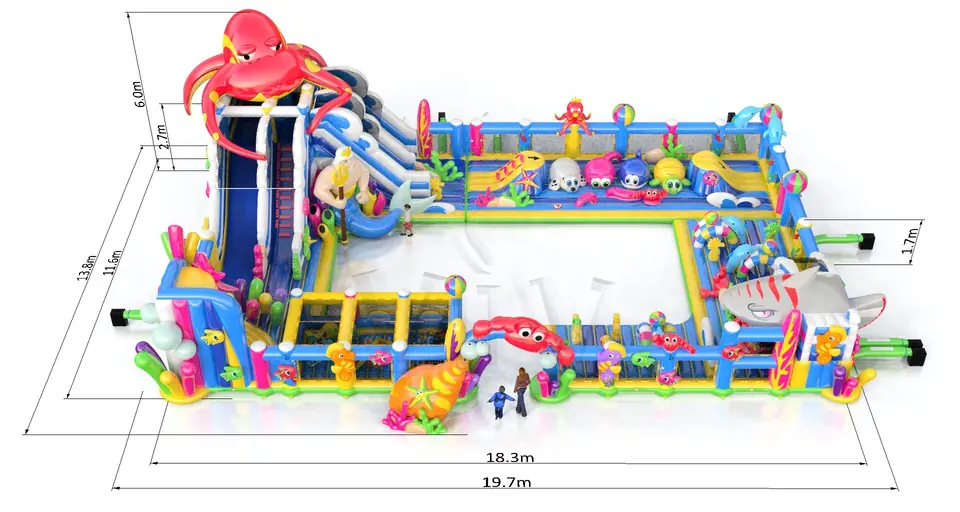 Playground Ocean v2 commercial inflatable playground