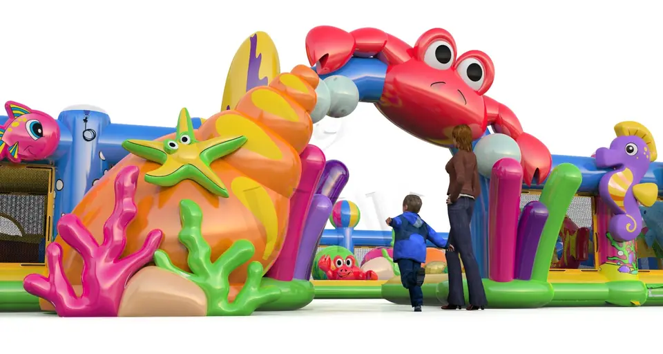 Playground Ocean v2 commercial inflatable playground