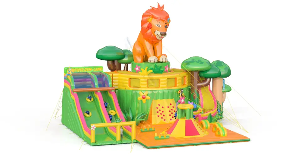 Playgroung Lion commercial inflatable playground