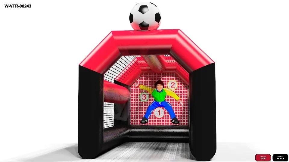 Radar Gate with football (without radar) 5.0 x 3.2 x 3.7 m commercial inflatable playing field