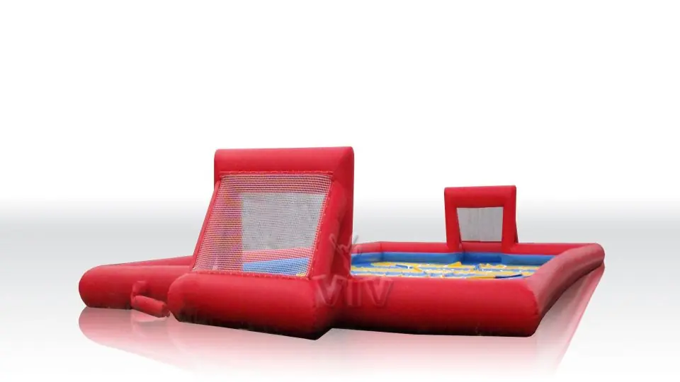 Water soccer 30 x 15 outside, welded commercial inflatable playing field