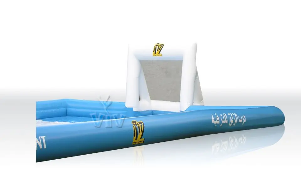 Water soccer 35 x 16.5 outside, welded commercial inflatable playing field
