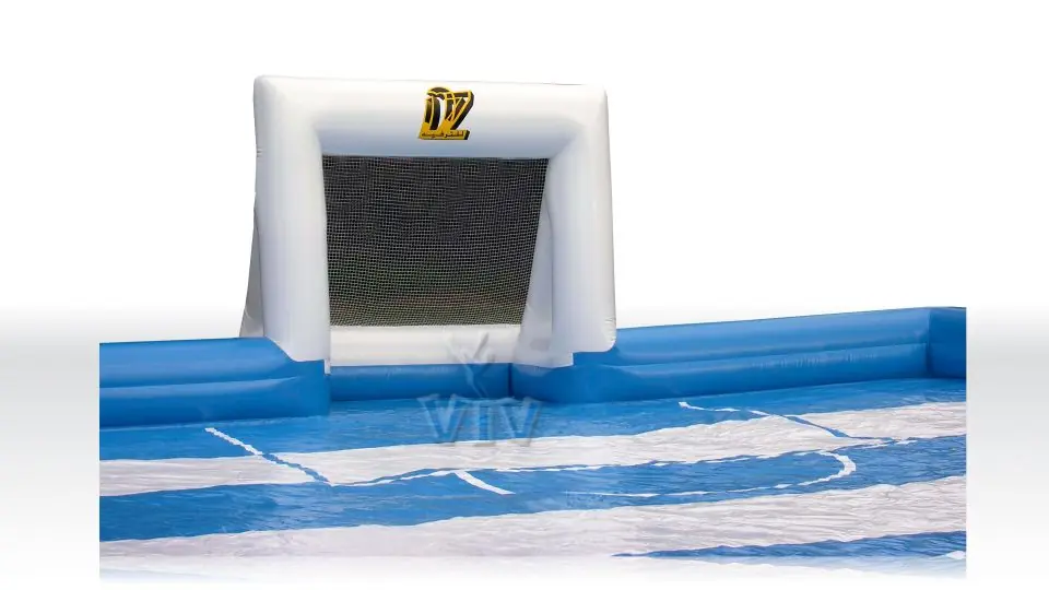 Water soccer 35 x 16.5 outside, welded commercial inflatable playing field