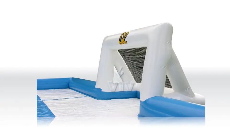 Water soccer 35 x 16.5 outside, welded commercial inflatable playing field