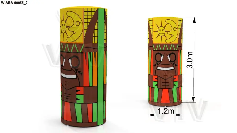 Totem 3 x 1.2 m commercial promotional quick-up inflatable