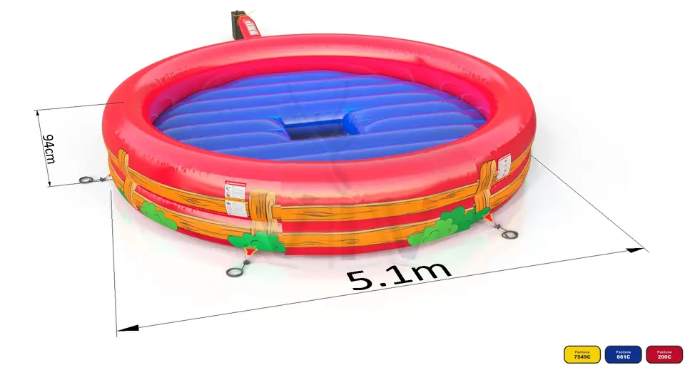 Air cushion for Rodeo commercial mechanical rodeo attraction