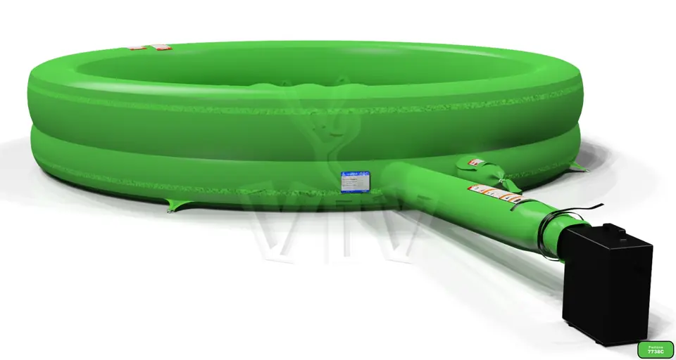 Air cushion for Rodeo 5m commercial mechanical rodeo attraction