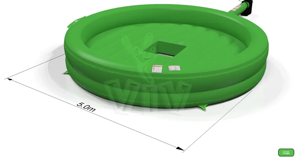 Air cushion for Rodeo 5m commercial mechanical rodeo attraction
