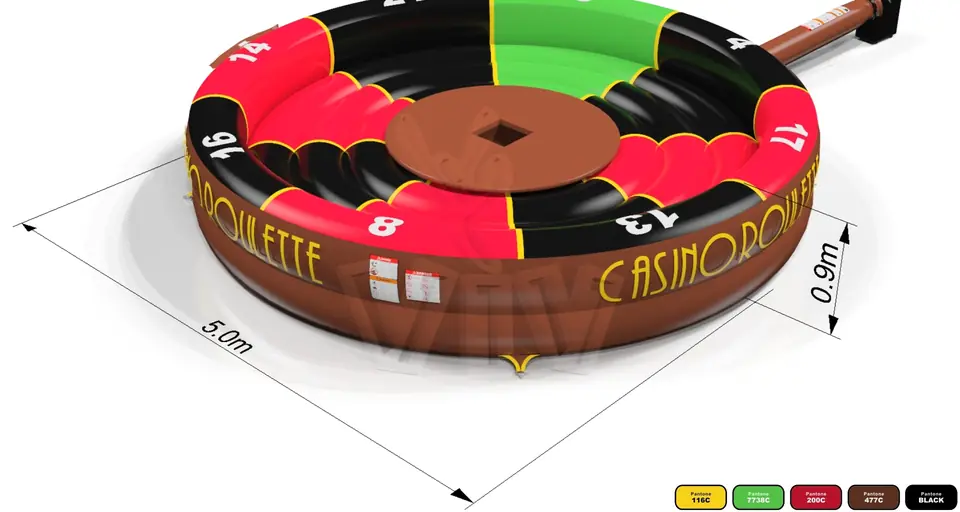 Air cushion for Rodeo Casino Roulette commercial mechanical rodeo attraction