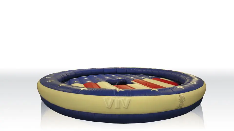 Air cushion for Rodeo Flag USA v.2 commercial mechanical rodeo attraction
