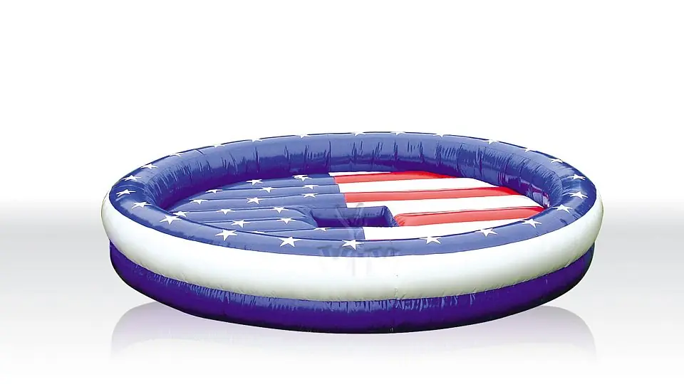 Air cushion for Rodeo Flag USA v.2 commercial mechanical rodeo attraction