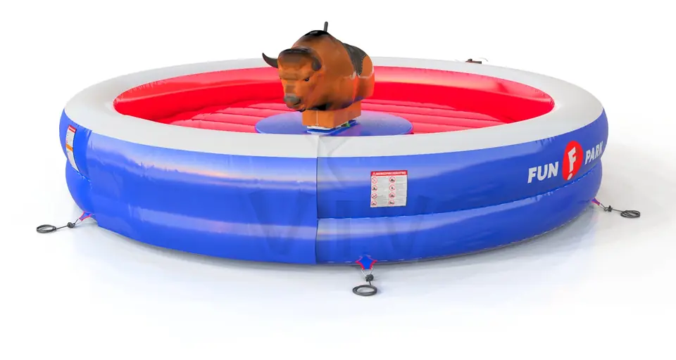 Air cushion for Rodeo Fun Park (with sponges) commercial mechanical rodeo attraction