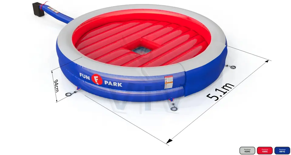 Air cushion for Rodeo Fun Park (with sponges) commercial mechanical rodeo attraction