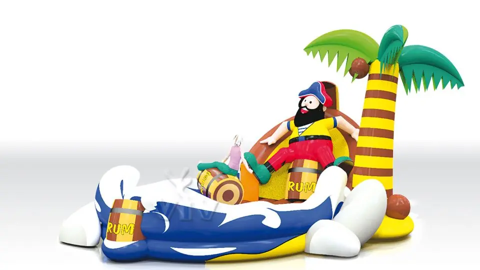 Air cushion for Rodeo Marooned Pirate (with sponges) commercial mechanical rodeo attraction