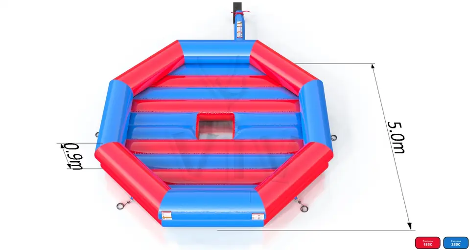 Air cushion for Rodeo Nampa (with sponges) commercial mechanical rodeo attraction