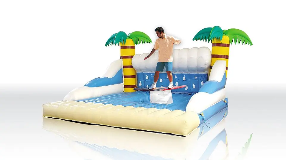 Air cushion for Rodeo Wave commercial mechanical rodeo attraction