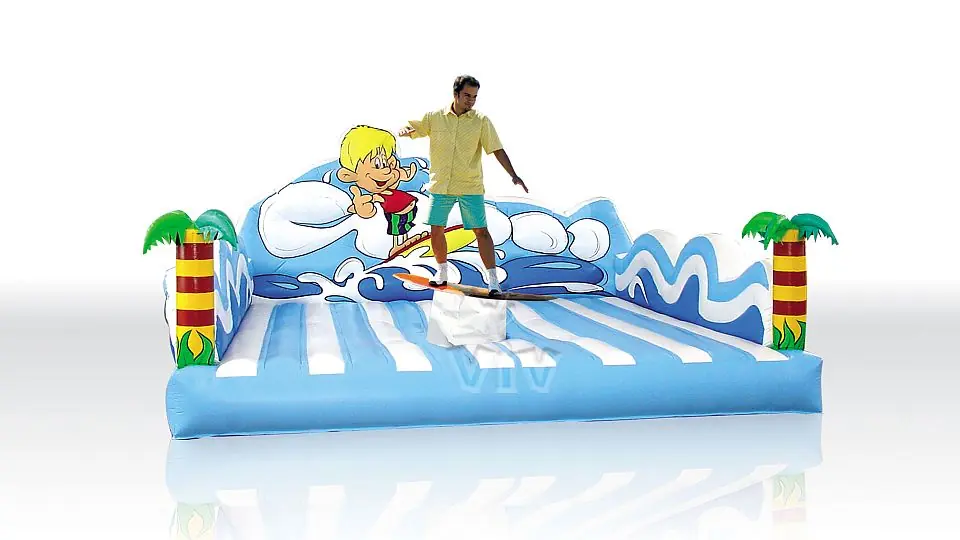 Air cushion for Rodeo Wave commercial mechanical rodeo attraction