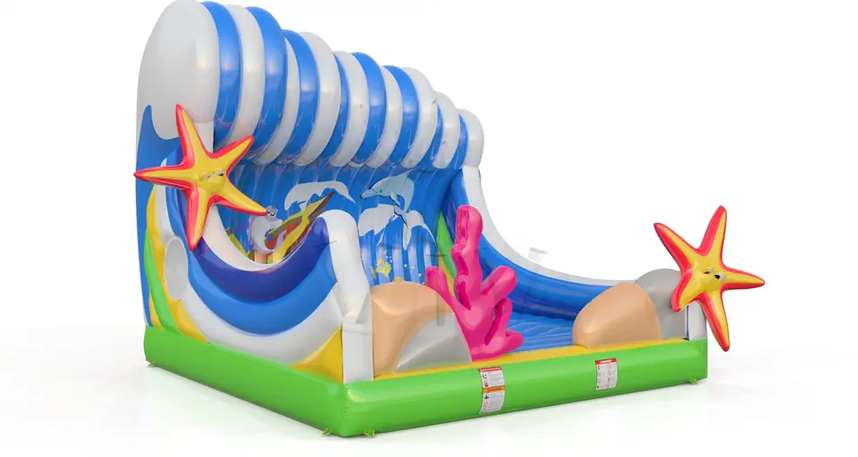 Air cushion for Rodeo Wave with decoration commercial mechanical rodeo attraction