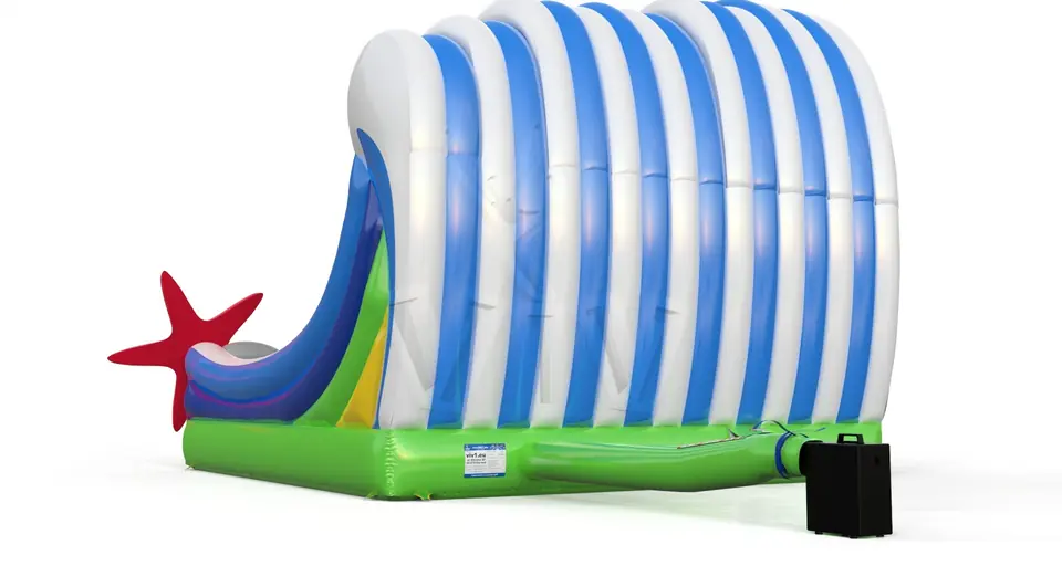 Air cushion for Rodeo Wave with decoration commercial mechanical rodeo attraction