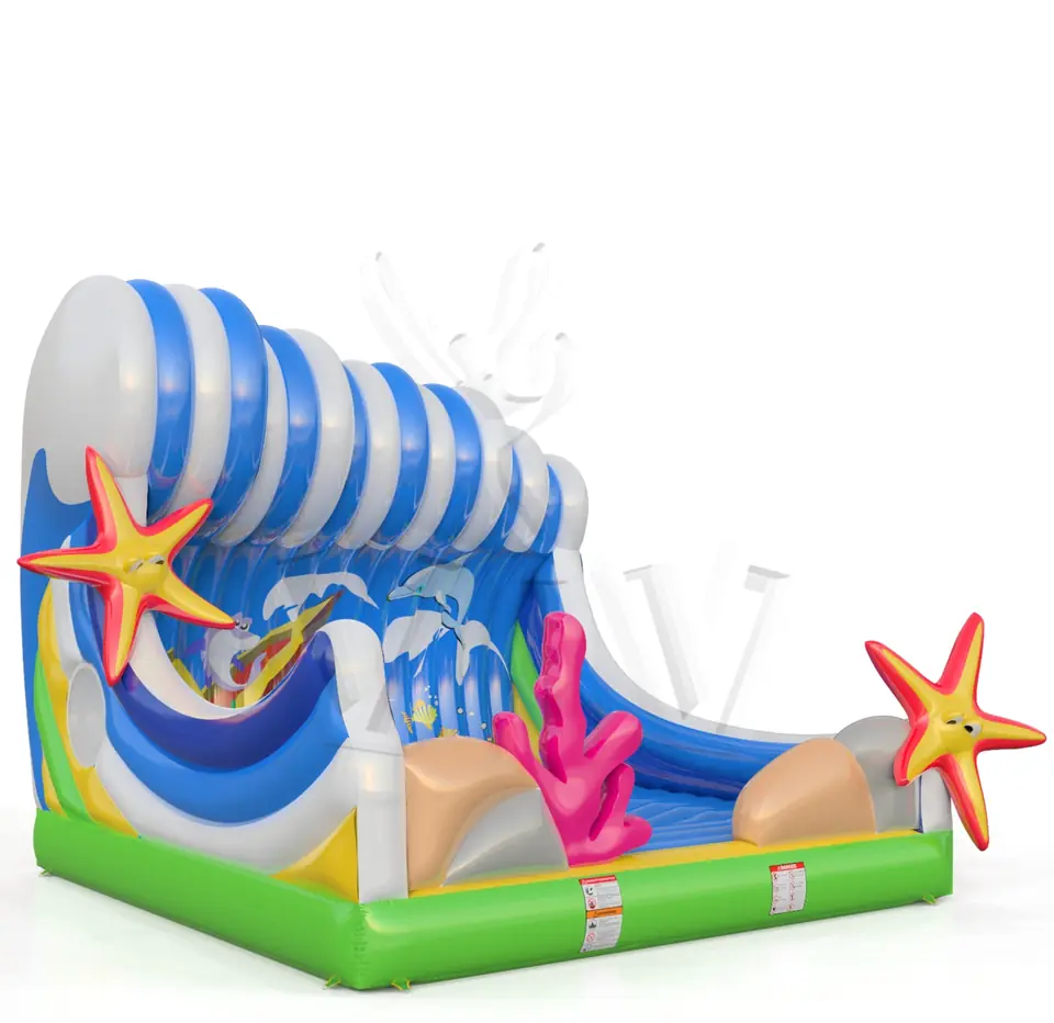 Air cushion for Rodeo Wave with decoration commercial mechanical rodeo attraction