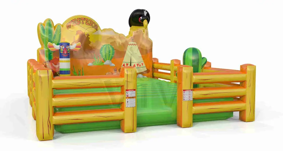 Air cushion for Rodeo Western commercial mechanical rodeo attraction